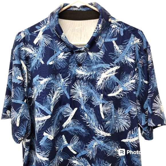 Nike NWT Mens Dri-Fit Golf Polo Size Large - Picture 2 of 7